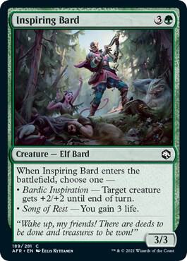 Inspiring Bard - Adventures in the Forgotten Realms - Magic: The Gathering - TCGplayer.com Inspiring Bard - Adventures in the Forgotten Realms - Magic: The Gathering - TCGplayer.com