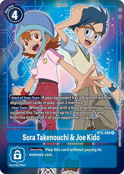Sora Takenouchi & Joe Kido (Box Topper) - Battle of Omni - Digimon
