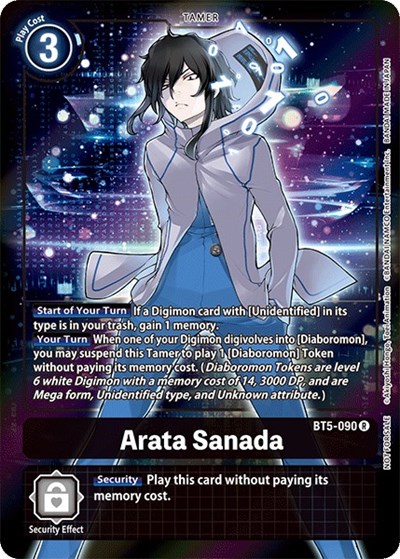 Arata Sanada (Box Topper) Battle of Omni card price
