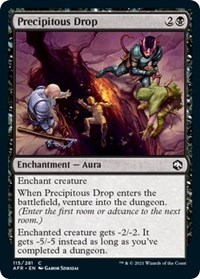 Precipitous Drop - Adventures in the Forgotten Realms - Magic: The Gathering card