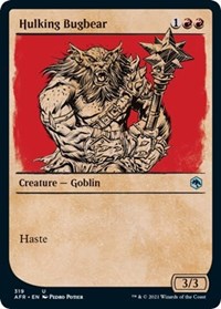 Hulking Bugbear (Showcase) - Adventures in the Forgotten Realms - Magic: The Gathering card