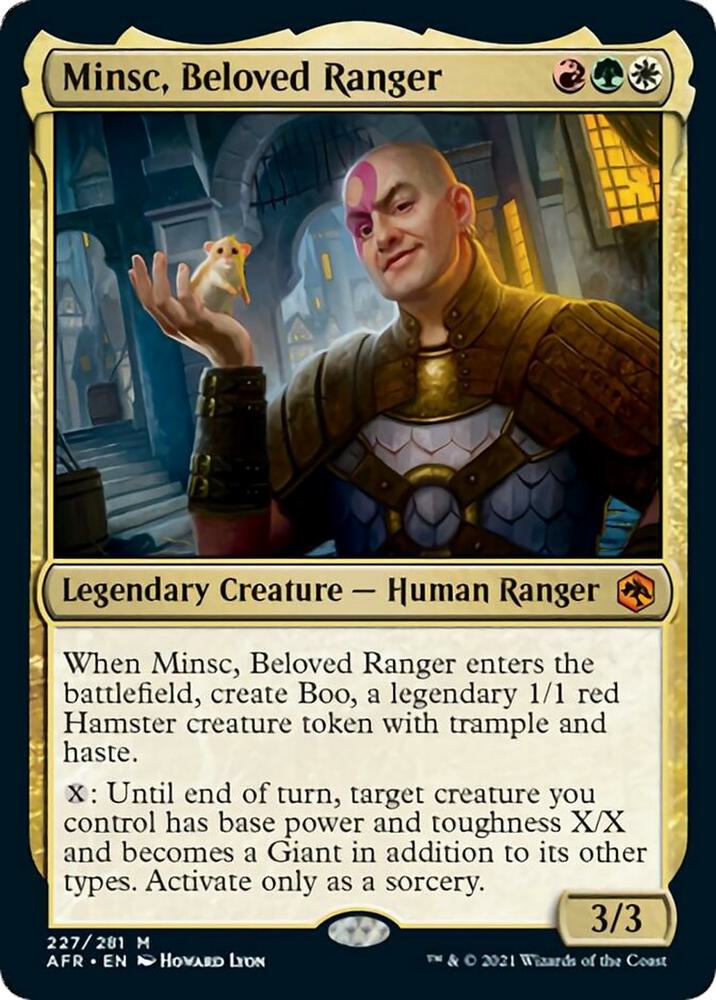 Minsc, Beloved Ranger - Adventures in the Forgotten Realms - Magic: The  Gathering