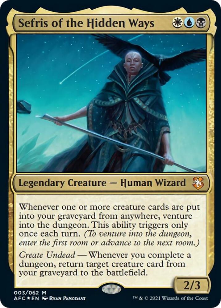 Sefris of the Hidden Ways - Commander: Adventures in the Forgotten Realms -  Magic: The Gathering