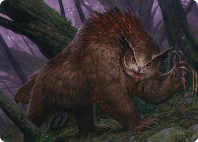 Owlbear Art Card