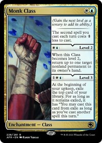 Monk Class (Adventures in the Forgotten Realms)