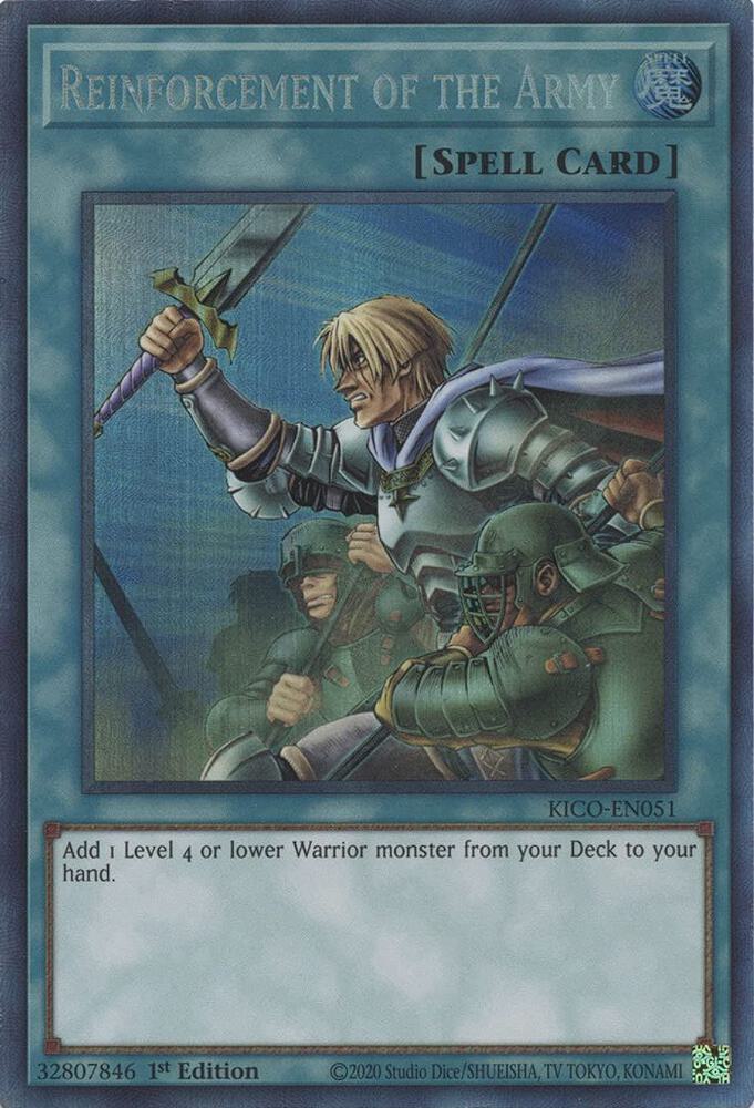 Reinforcement of the Army