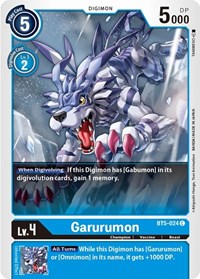 Garurumon (Battle of Omni)