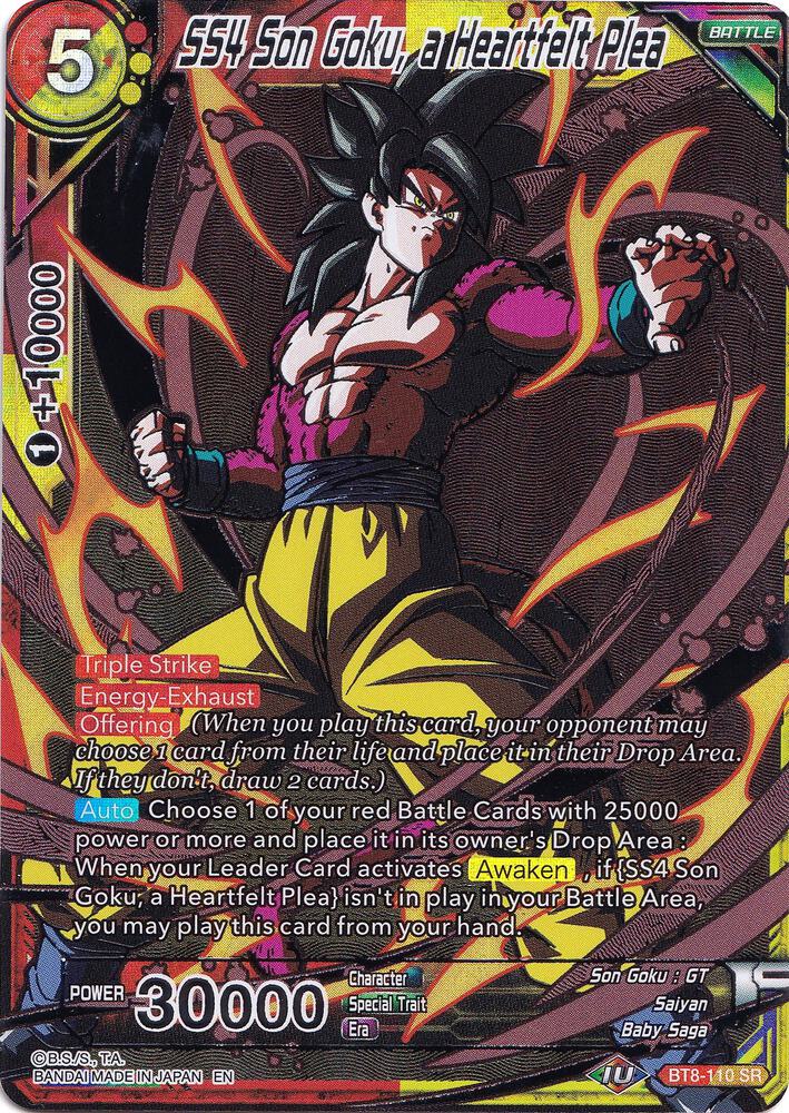 SS4 Son Goku, a Heartfelt Plea - Collector's Selection Vol. 1