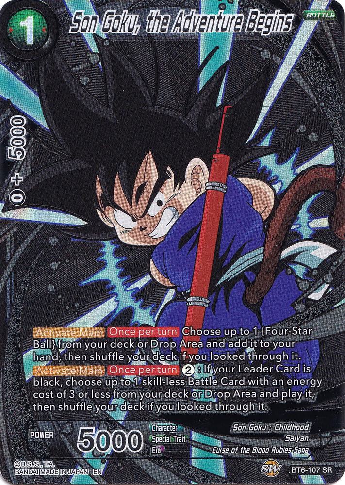 Son Goku, the Adventure Begins #BT6-107 — Collector's Selection Vol. 1
