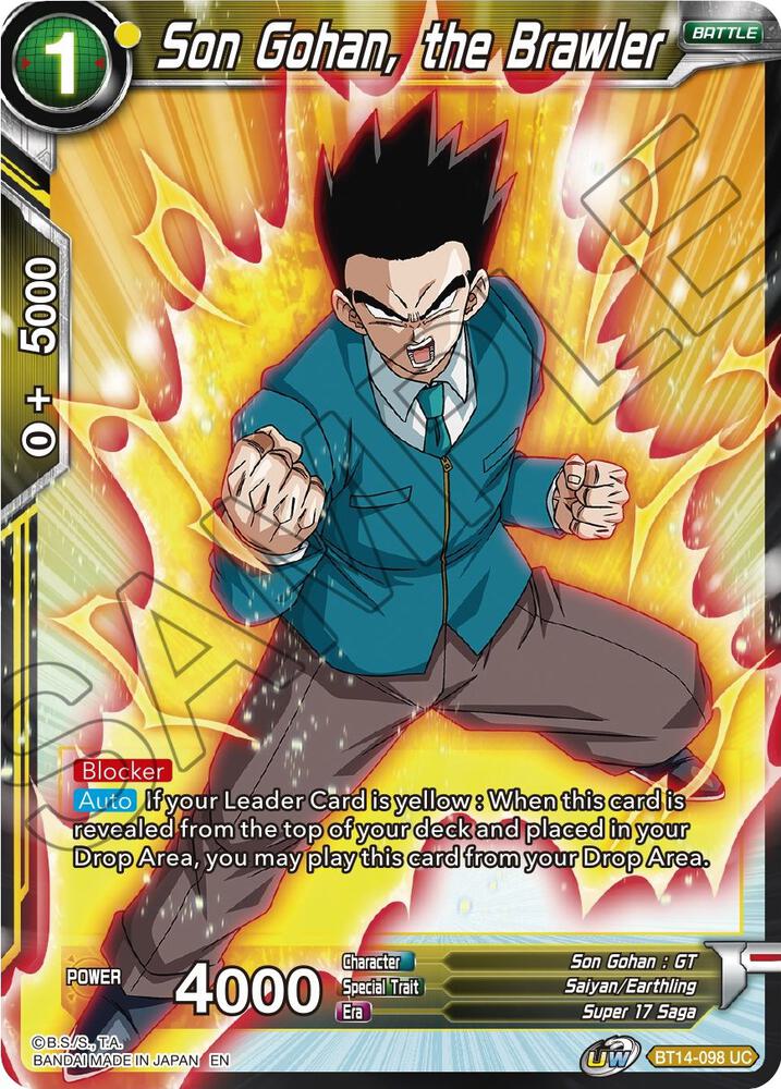 Son Gohan, the Brawler #BT14-098 — Cross Spirits