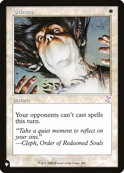 Silence 302/289 card
