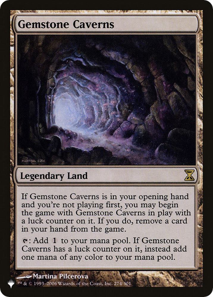 ロシア語　宝石の洞窟　時のらせんリマスター　MTG Gemstone Caverns - The List Reprints - Magic: The Gathering