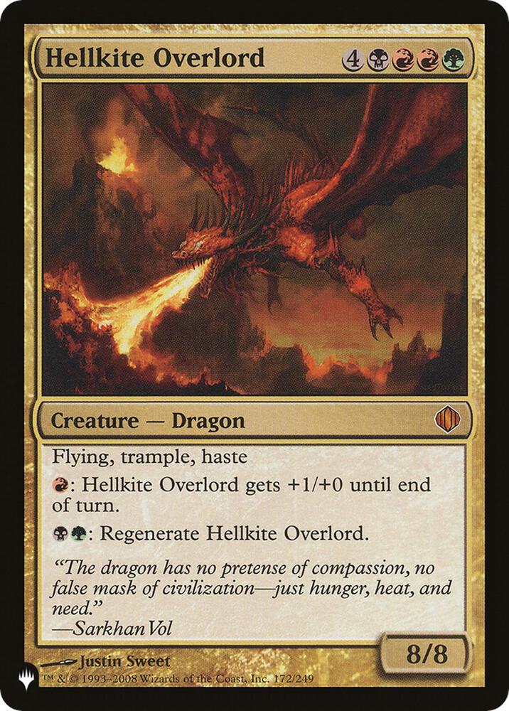 Hellkite Overlord #ALA-172 — The List