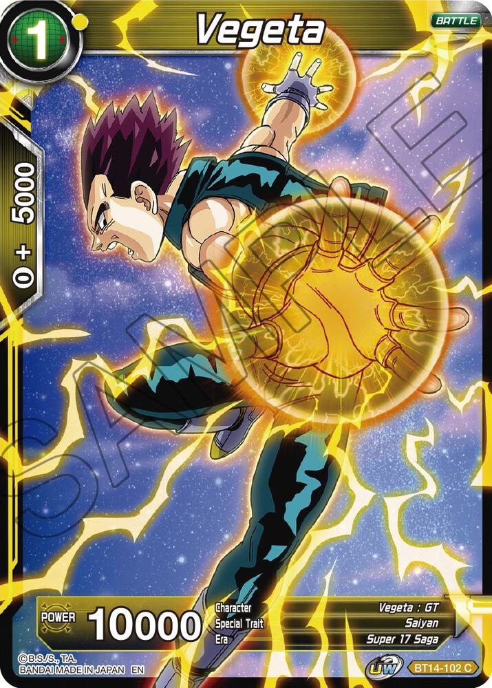 Vegeta (BT14-102) #BT14-102 — Cross Spirits