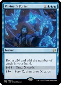 Diviner's Portent - Commander: Adventures in the Forgotten Realms - Magic: The Gathering card