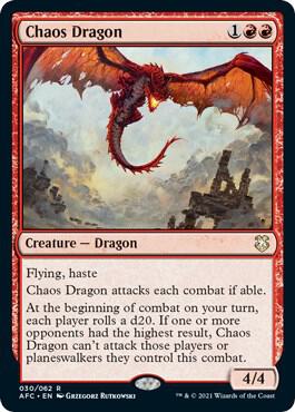 Chaos Dragon - Commander: Adventures in the Forgotten Realms