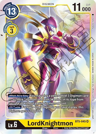LordKnightmon - BT5-045 (Event Pack 1) Battle of Omni card price