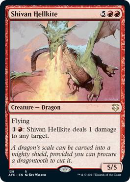 Shivan Hellkite 139 card