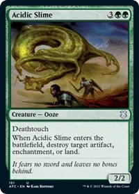 Acidic Slime - Commander: Adventures in the Forgotten Realms - Magic: The Gathering card