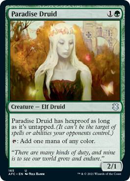 Paradise Druid 165 card