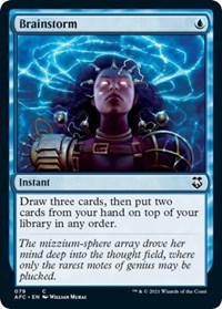 Brainstorm - Commander: Adventures in the Forgotten Realms - Magic: The Gathering card