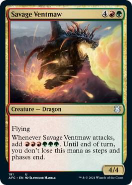 Savage Ventmaw 191 card