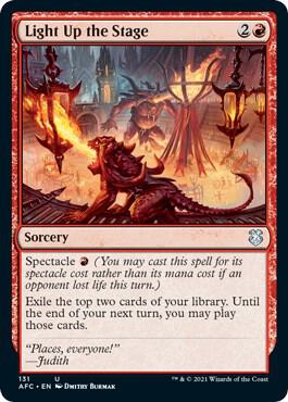 Light Up the Stage 131 card