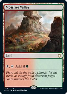Mossfire Valley 250 card