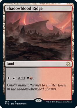 Shadowblood Ridge 259 card