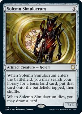 Solemn Simulacrum 216 card