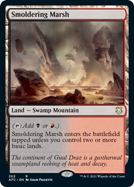Smoldering Marsh 262 card