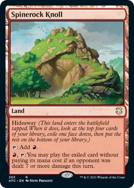 Spinerock Knoll 263 card