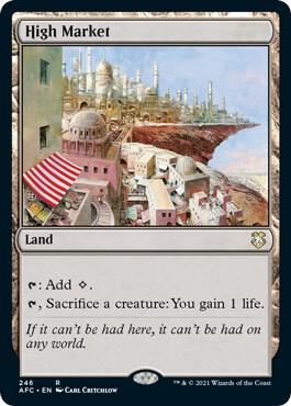 高級市場 High Market 英語 foil MTG High Market - Commander: Adventures in the Forgotten Realms
