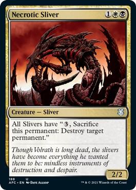 Necrotic Sliver 188 card