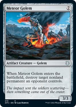 Meteor Golem 210 card