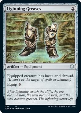 Lightning Greaves 331 card