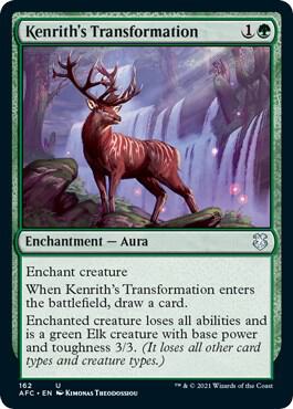 Kenrith's Transformation 162 card