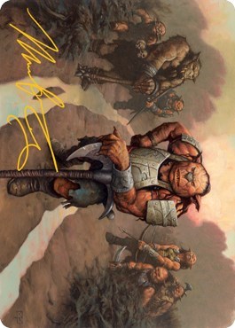Hobgoblin Bandit Lord Art Card (Gold-Stamped Signature)