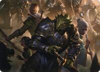 You Come to the Gnoll Camp Art Card
