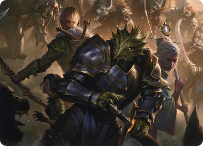 You Come to the Gnoll Camp Art Card