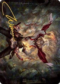 Delina, Wild Mage Art Card (Gold-Stamped Signature)