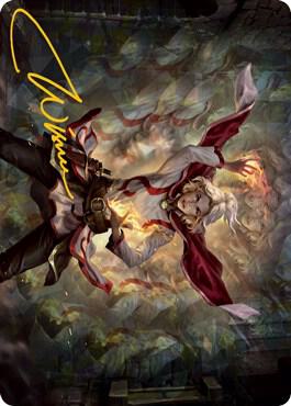 Delina, Wild Mage Art Card (Gold-Stamped Signature)