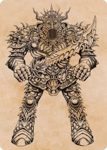 Iron Golem (Showcase) Art Card