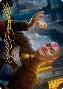 Minsc, Beloved Ranger Art Card (Gold-Stamped Signature)