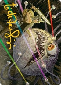 Hive of the Eye Tyrant Art Card (Gold-Stamped Signature) - Art Series: Adventures in the Forgotten Realms - Magic: The Gathering card