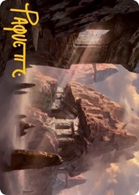 Mountain (62/81) Art Card (Gold-Stamped Signature)