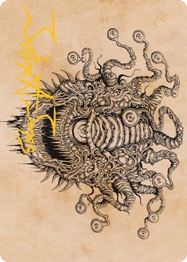 Baleful Beholder (Showcase) Art Card (Gold-Stamped Signature)