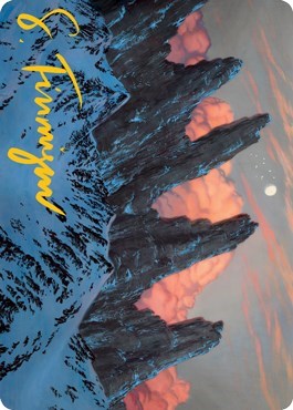 Mountain (59/81) Art Card (Gold-Stamped Signature)