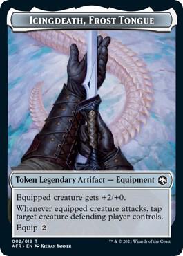 Icingdeath, Frost Tongue Token - Adventures in the Forgotten