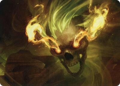 Flameskull Art Card